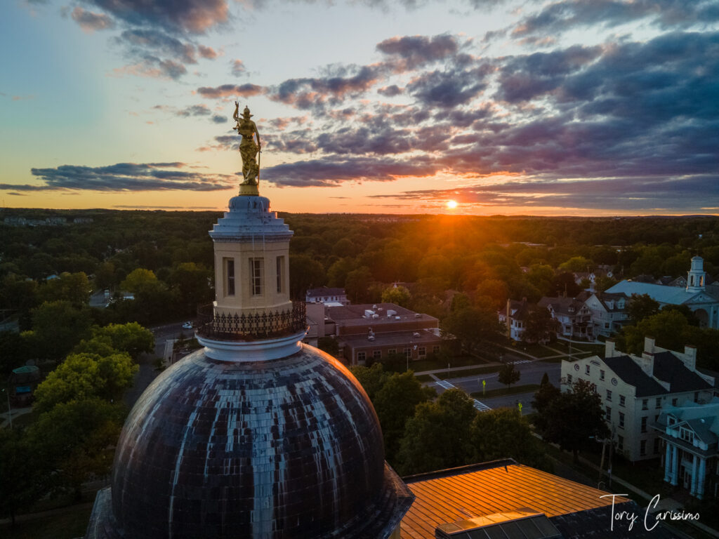 Ontario County NY Courthouse at Sunset by Carissimo Media